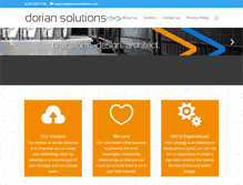 Tablet Screenshot of doriansolutions.com